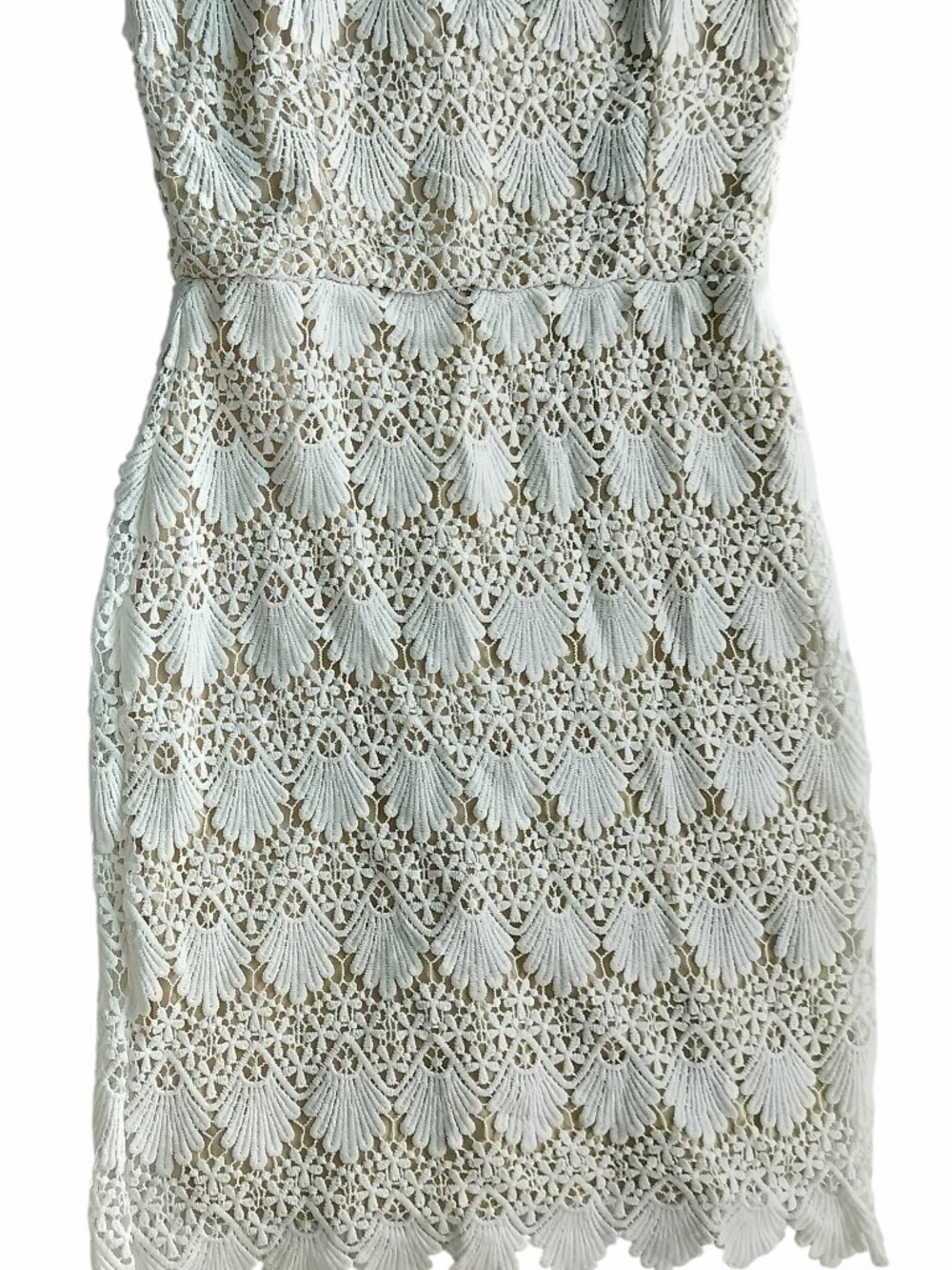 Charlotte Russe Strapless Cream Lace Mini Dress - Picture 2 of 8